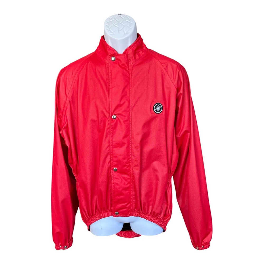 Vintage Castelli Techno Sport Wear Red Cycling Gore-Tex Windbreaker Jacket, 4XL